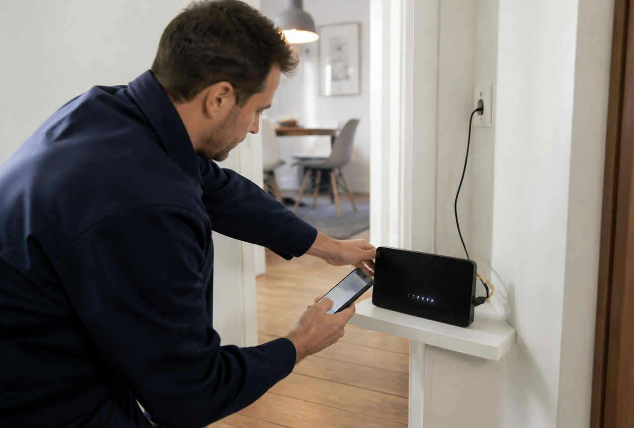 Installation d'une box internet et configuration du WiFi à domicile à Perpignan
